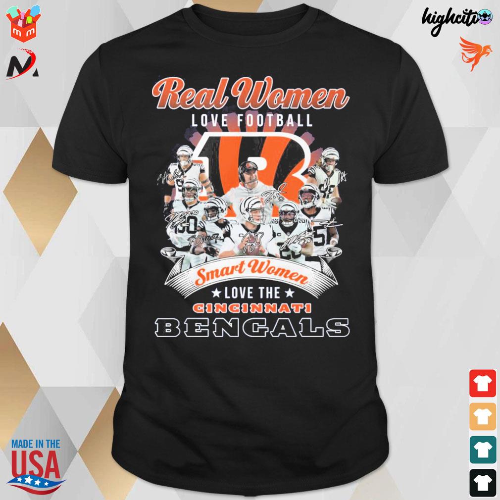 Real women love football smart women love the Cincinnati Bengals 2023 shirt,  hoodie, sweater, long sleeve and tank top