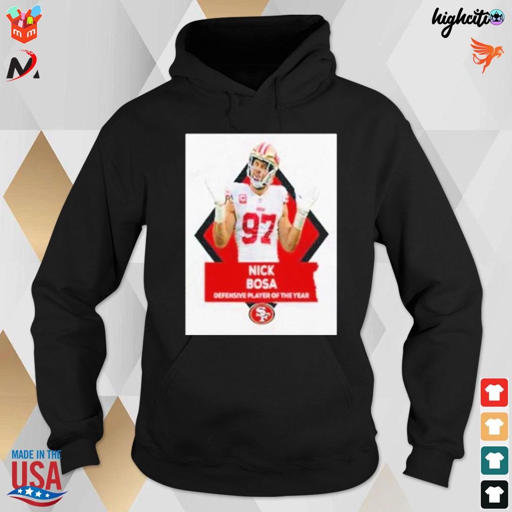 Nfl defensive player of the year winner is nick bosa san francisco 49ers  shirt, hoodie, sweater, long sleeve and tank top