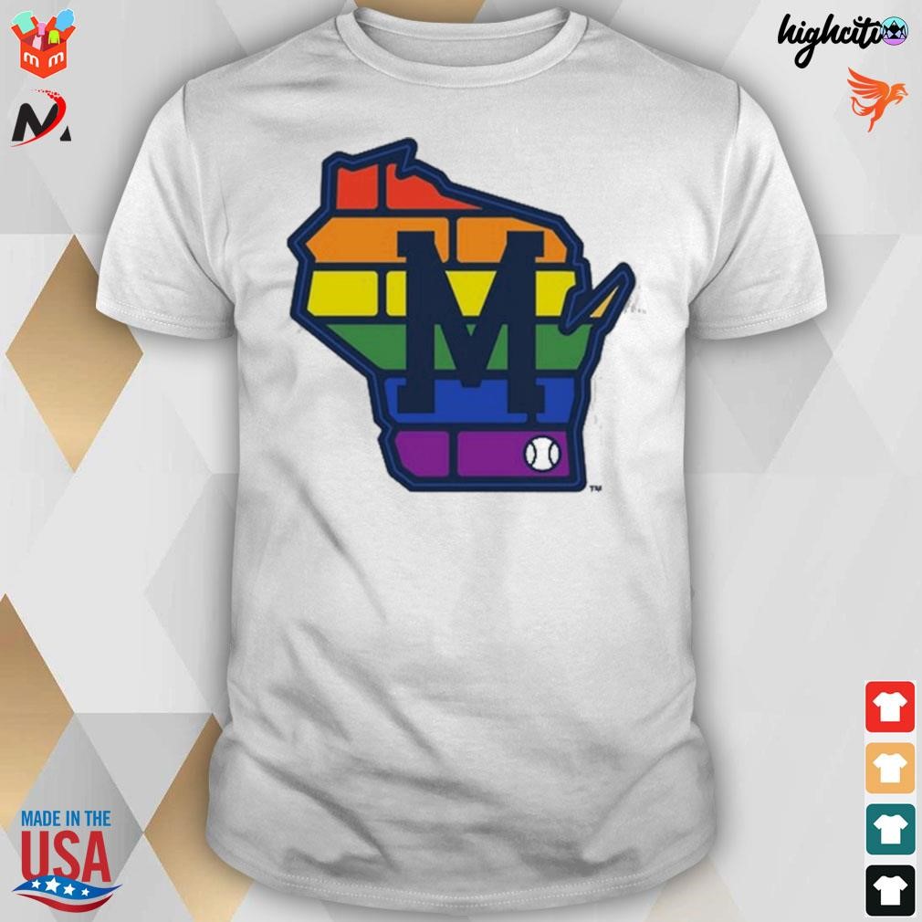 Milwaukee Brewers Pride LGBT shirt - Trend Tee Shirts Store