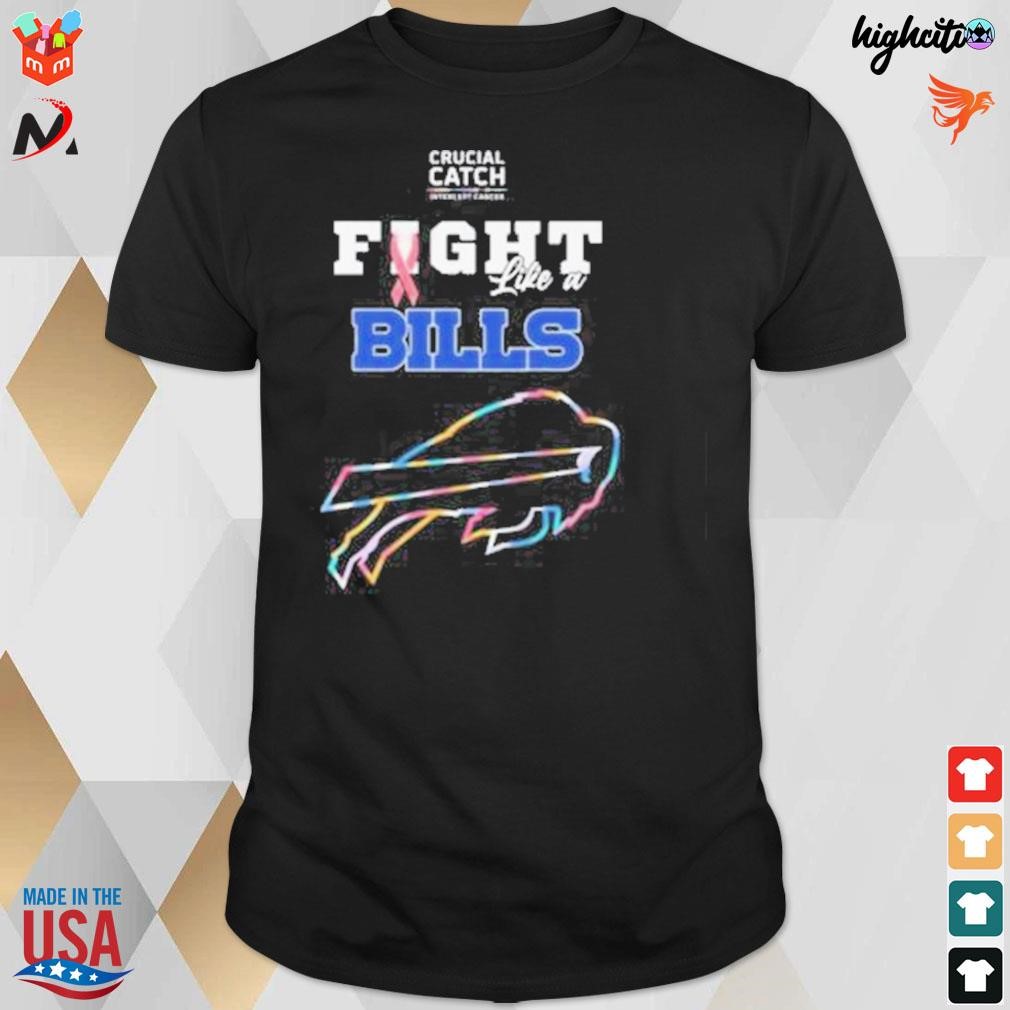 Buffalo Bills 2022 intercept cancer NFL crucial catch shirt, hoodie,  sweater, long sleeve and tank top