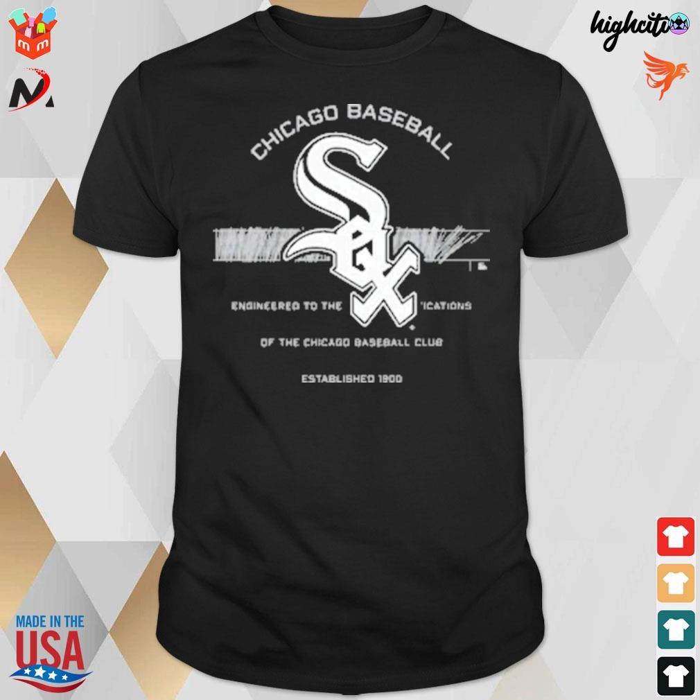 Chicago baseball sox over arch performance of the Chicago baseball club established 1900 t-shirt