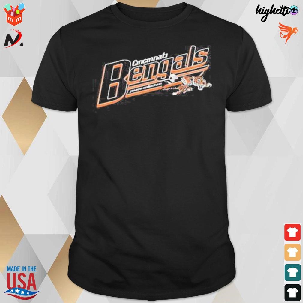 SHOPONEVINTAGE Cincinnati Bengals Cropped Zip-Up Tee