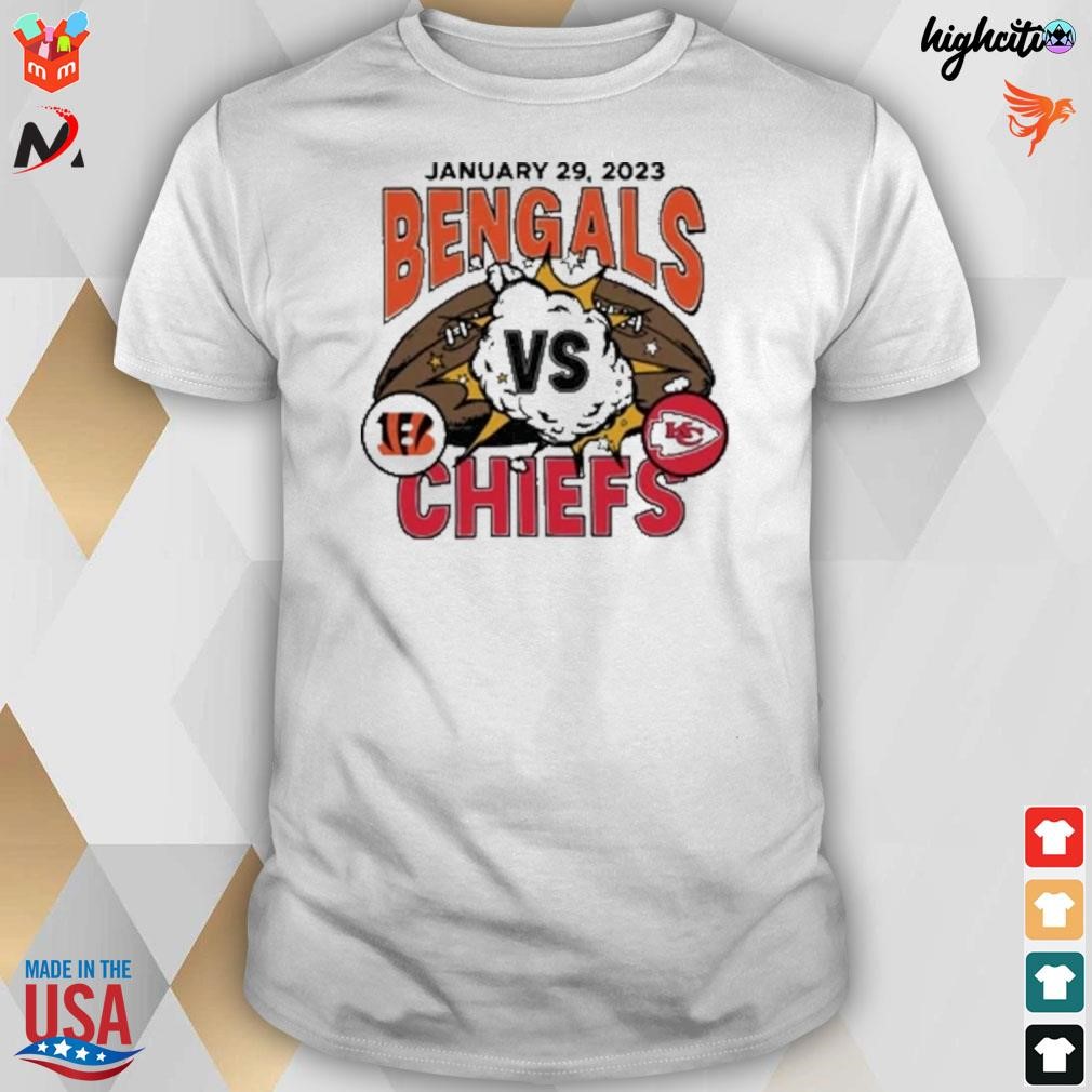 Cincinnati bengals vs Kansas city Chiefs 2023 t-shirt