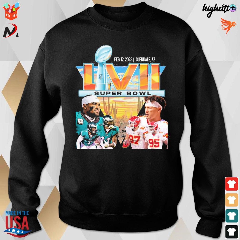 Eagles Kansas super bowl 2023 feb 12 2023 Glendale AZ t-shirt, hoodie,  sweater, long sleeve and tank top