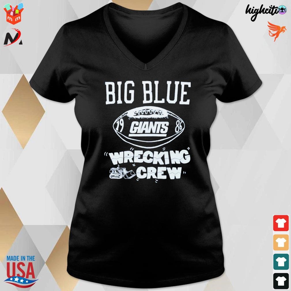 Big Blue Wrecking Crew - New York - New York Giants - T-Shirt