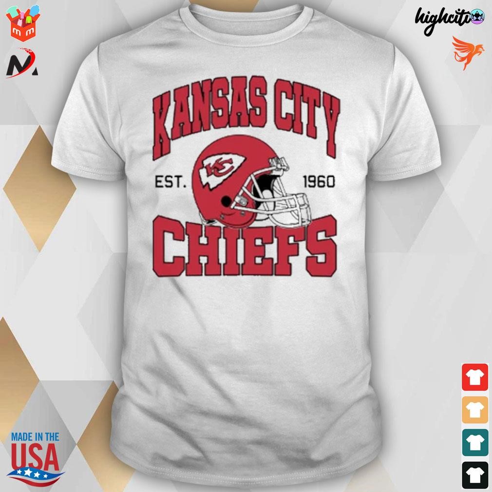 Kansas city Chiefs Football team est 1960 helmet t-shirt, hoodie