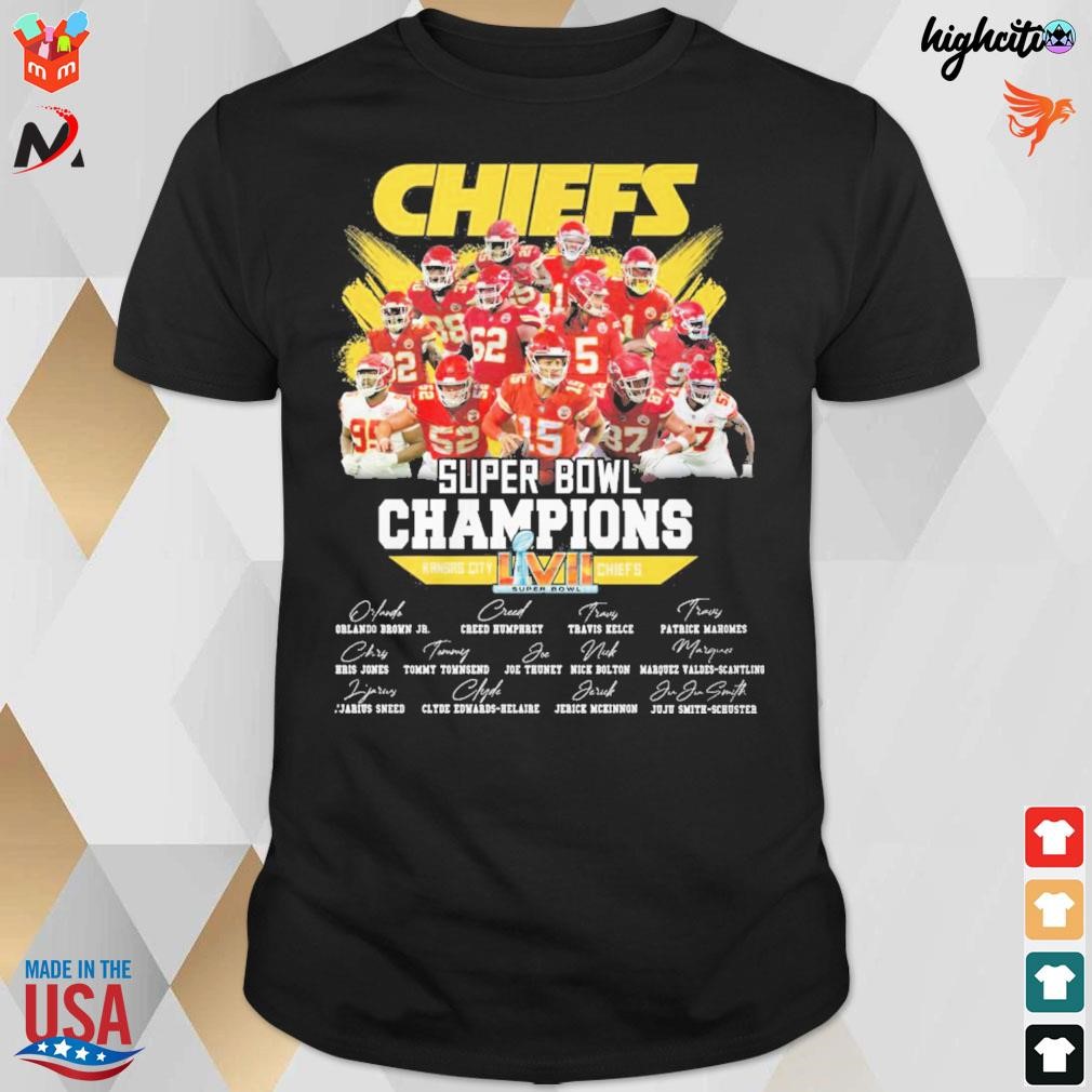 Kansas city Chiefs super bowl champions Orlando Brown JB Creed Humphrey ...