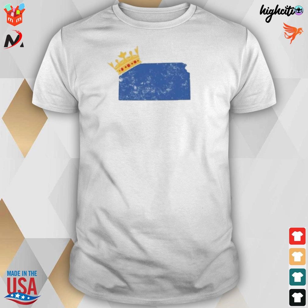 Kansas jayhawks crown t-shirt