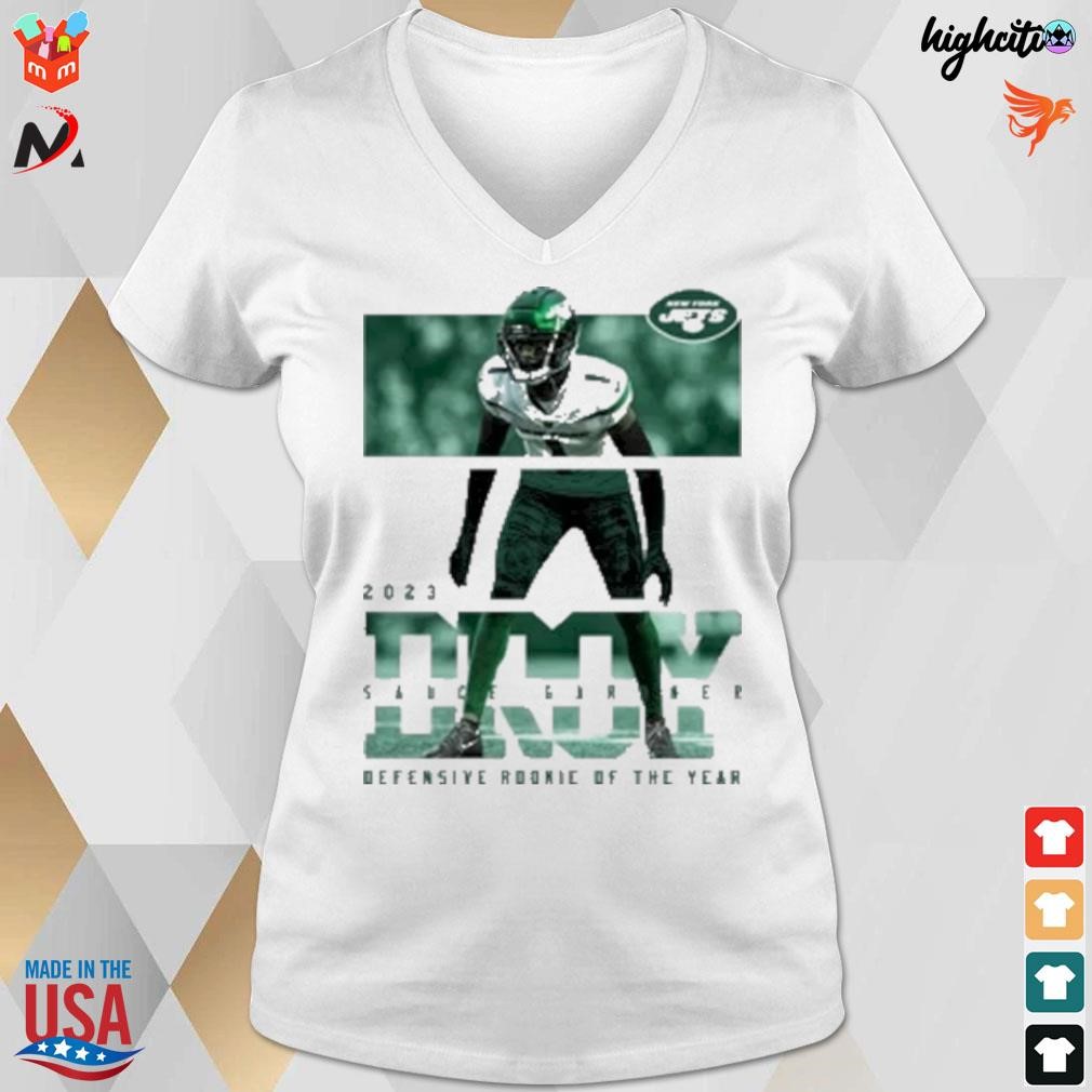 New York jets Ahmad Sauce gardner fanatics branded black 2023 NFL defensive  rookie of the year t-shirt, hoodie, sweater, long sleeve and tank top