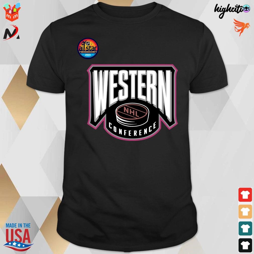Official 2023 Nhl All Star Game Western Conference T-Shirt