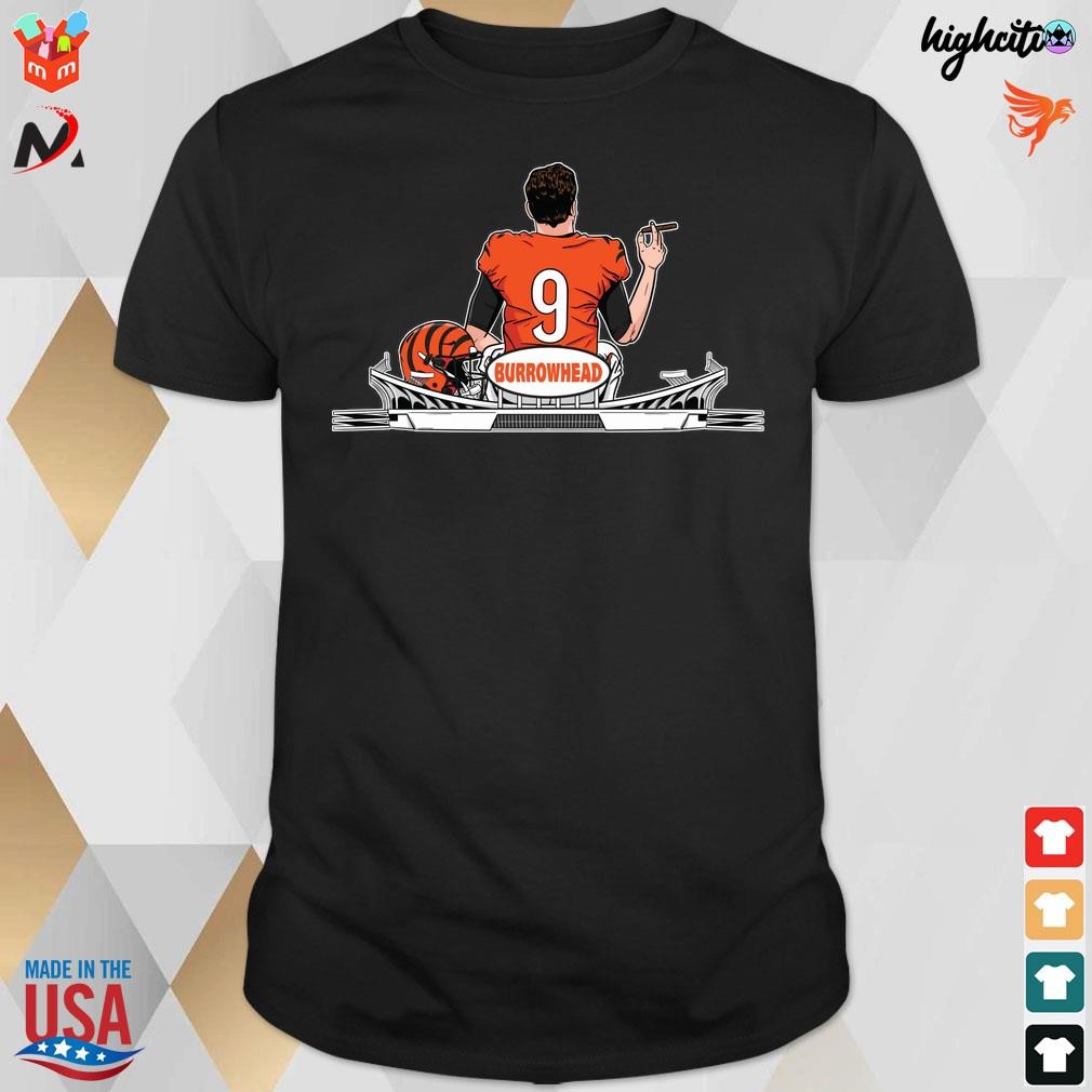Official Burrowhead Cigar For Cincinnati Football Fans T-shirt