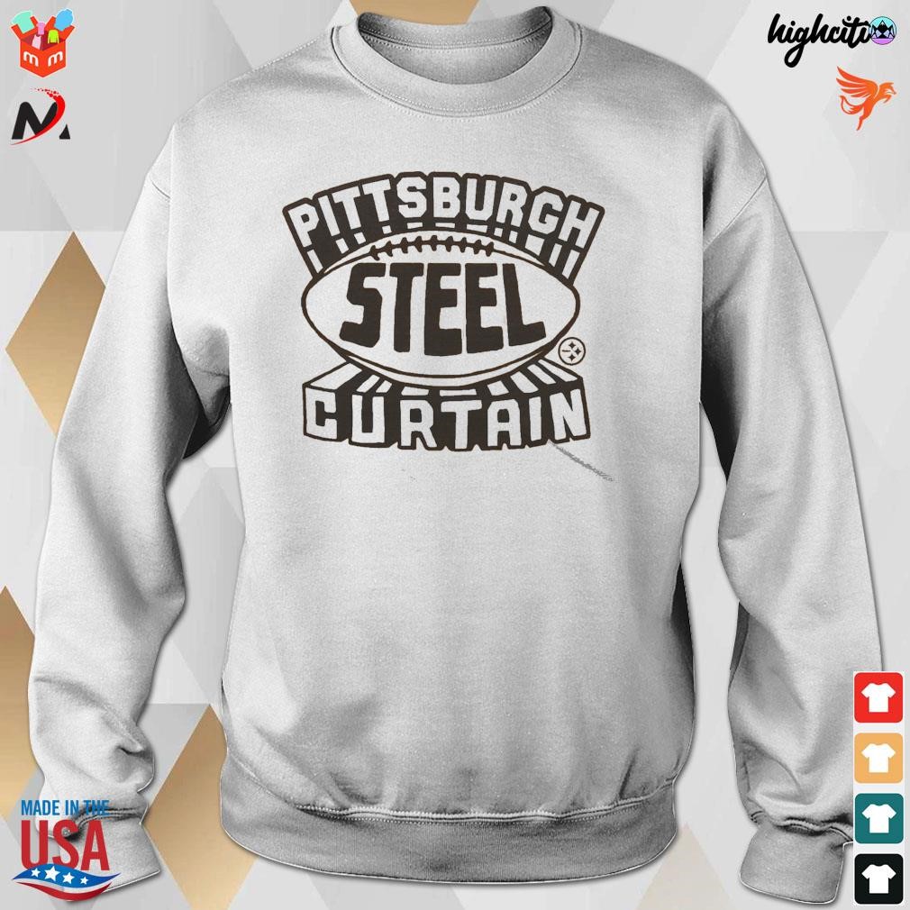 Steel Curtain Logo Pittsburgh Steelers T-shirt, hoodie, sweater, long  sleeve and tank top