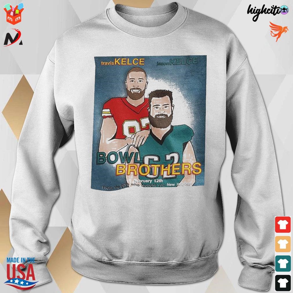 Travis Kelce vs Jason Kelce 2023 bowl brothers t-shirt, hoodie, sweater ...