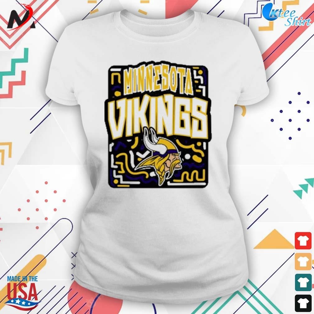 NFL team apparel Minnesota vikings tribe vibe t-shirt