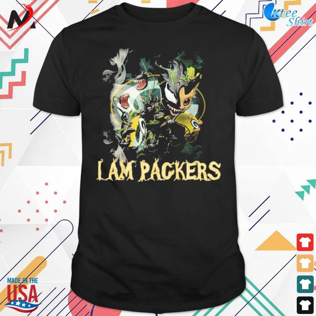 I am Packers Groot and Green Bay Packers t-shirt
