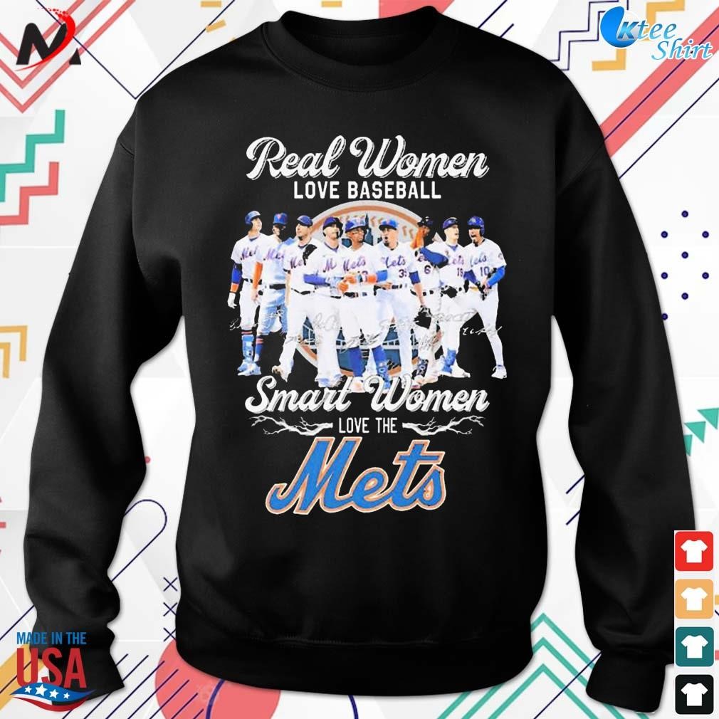 Real Women Love Baseball Smart Women Love The New York Mets 2023 Signatures  Shirt