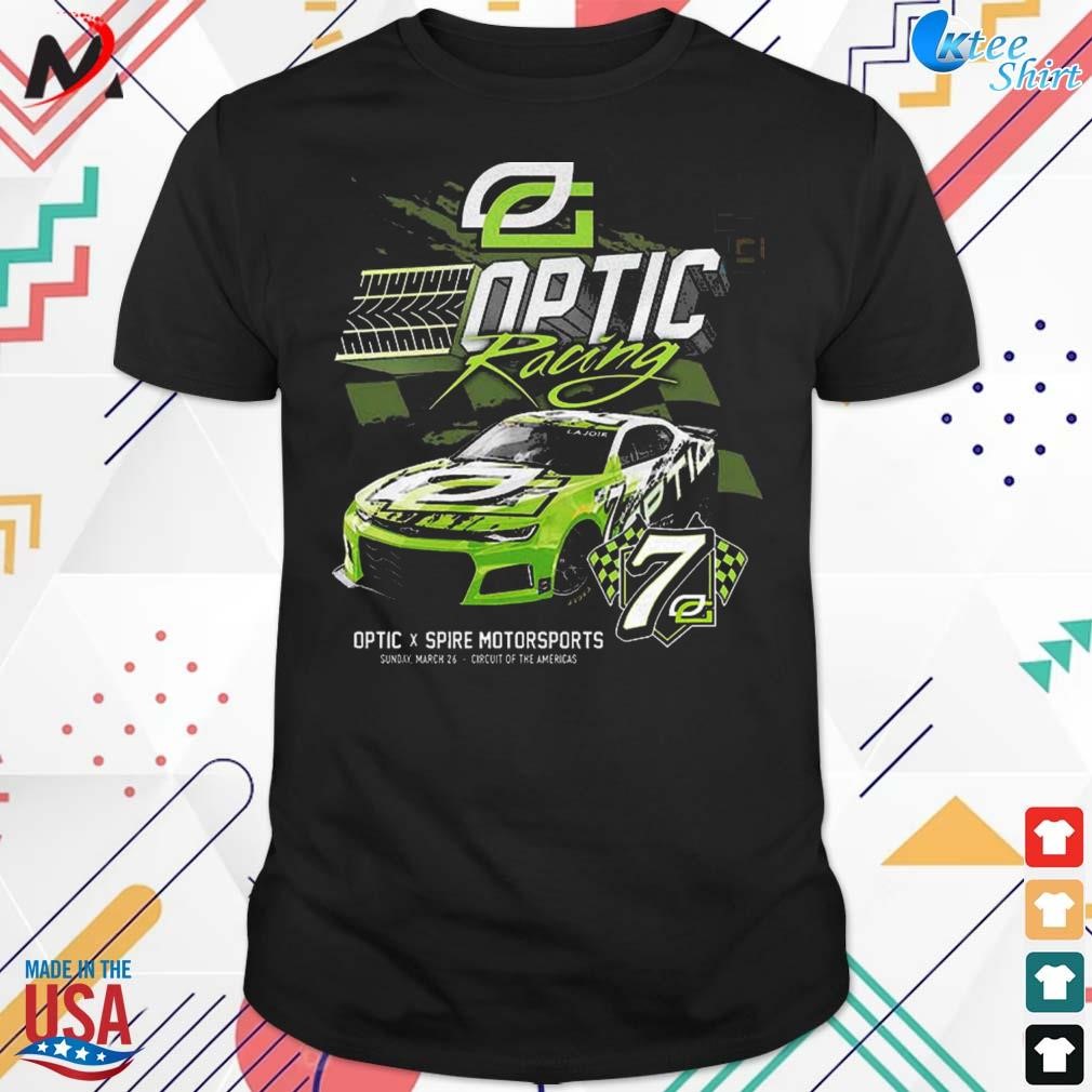 Optic x spire march 26 2023 circuit of the Americas optic racing t-shirt