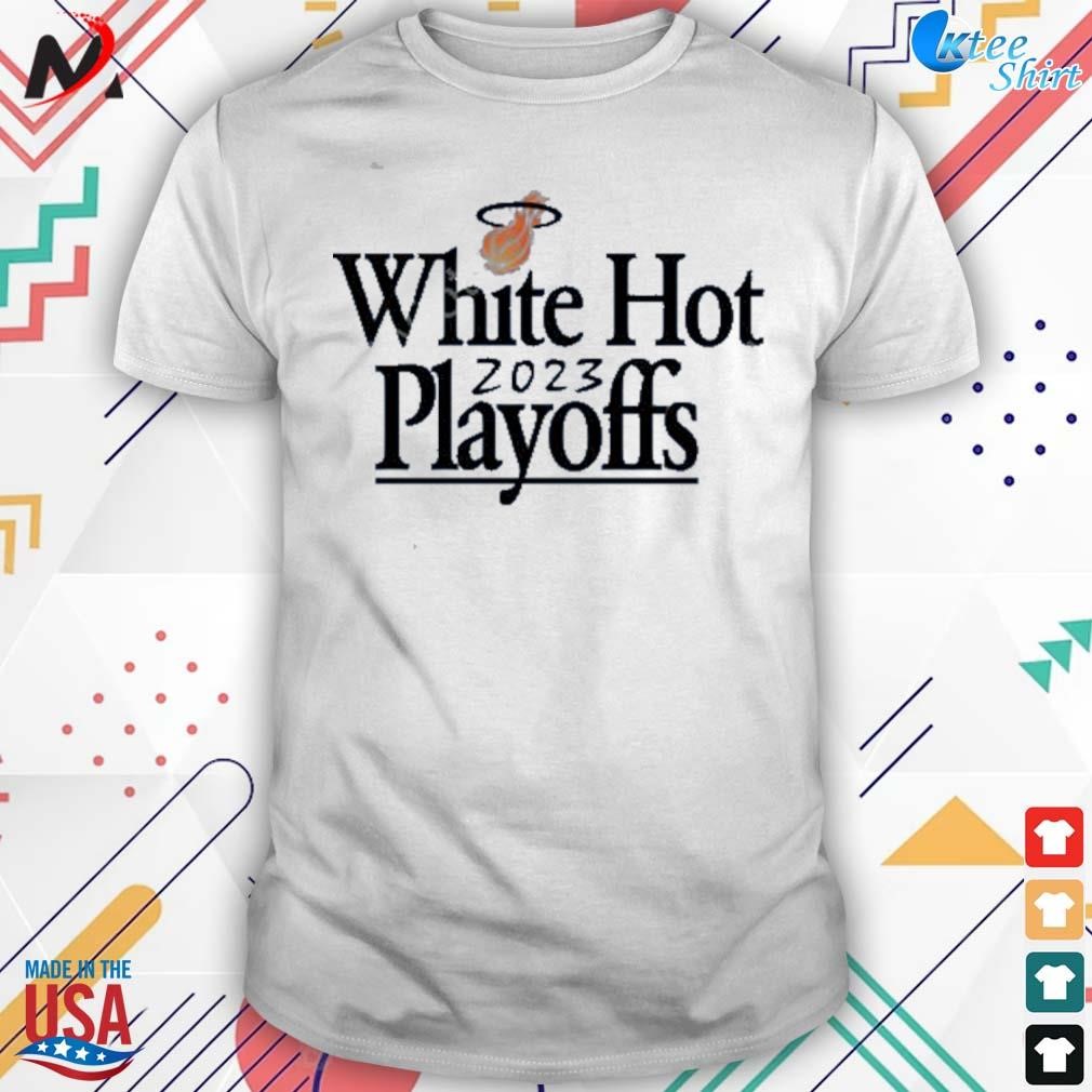 Marcazo Original miami heat white hot 2023 NBA playoffs tshirt