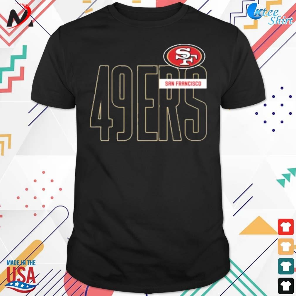 San Francisco 49ers scarlet performance team t-shirt