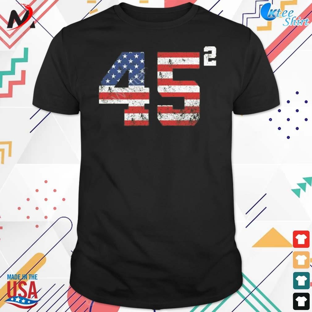 Trump 2024 45 squared t-shirt