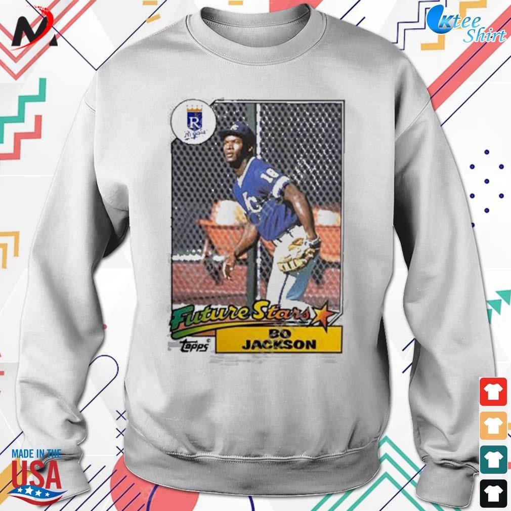 Official 1987 topps future stars bo jackson royals t-shirt, hoodie