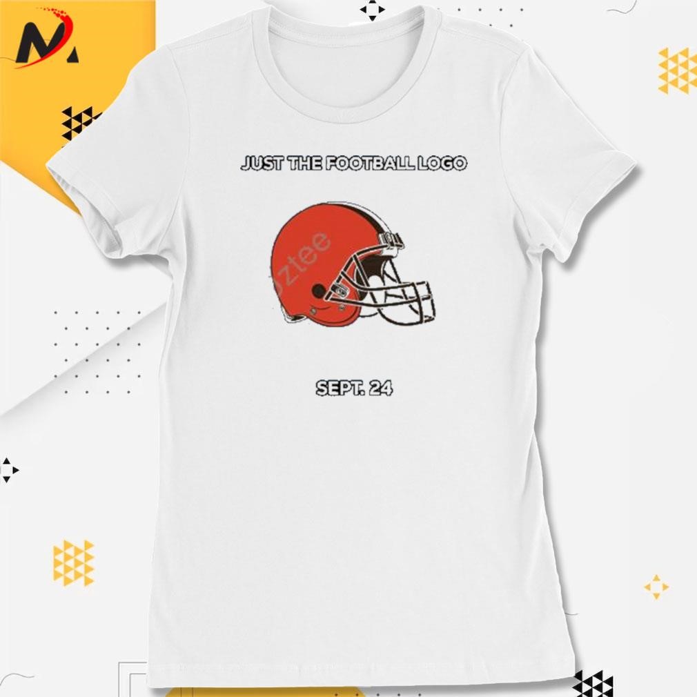 Official cleveland Browns Just The Football Logo Shirt, hoodie, sweater,  long sleeve and tank top