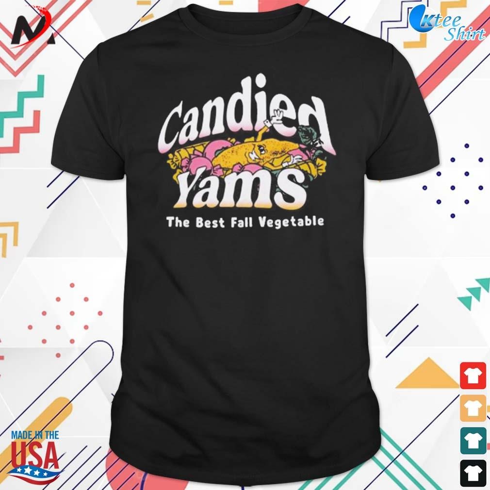 Official candied yams the best fall vegetable t-shirt