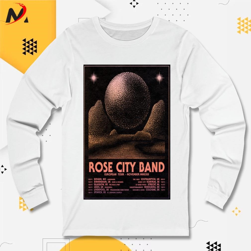 ulv Generalife pyramide Awesome Rose city band 2023 uk-europe tour november art poster design T- shirt, hoodie, sweater, long sleeve and tank top