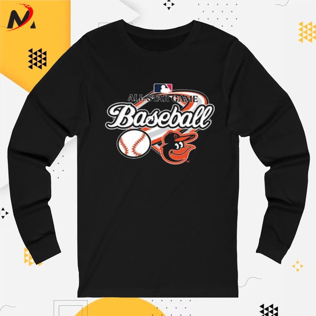 Genuine Merchandise, Tops, Baltimore Orioles Long Sleeve Womens Tshirt  Nwt