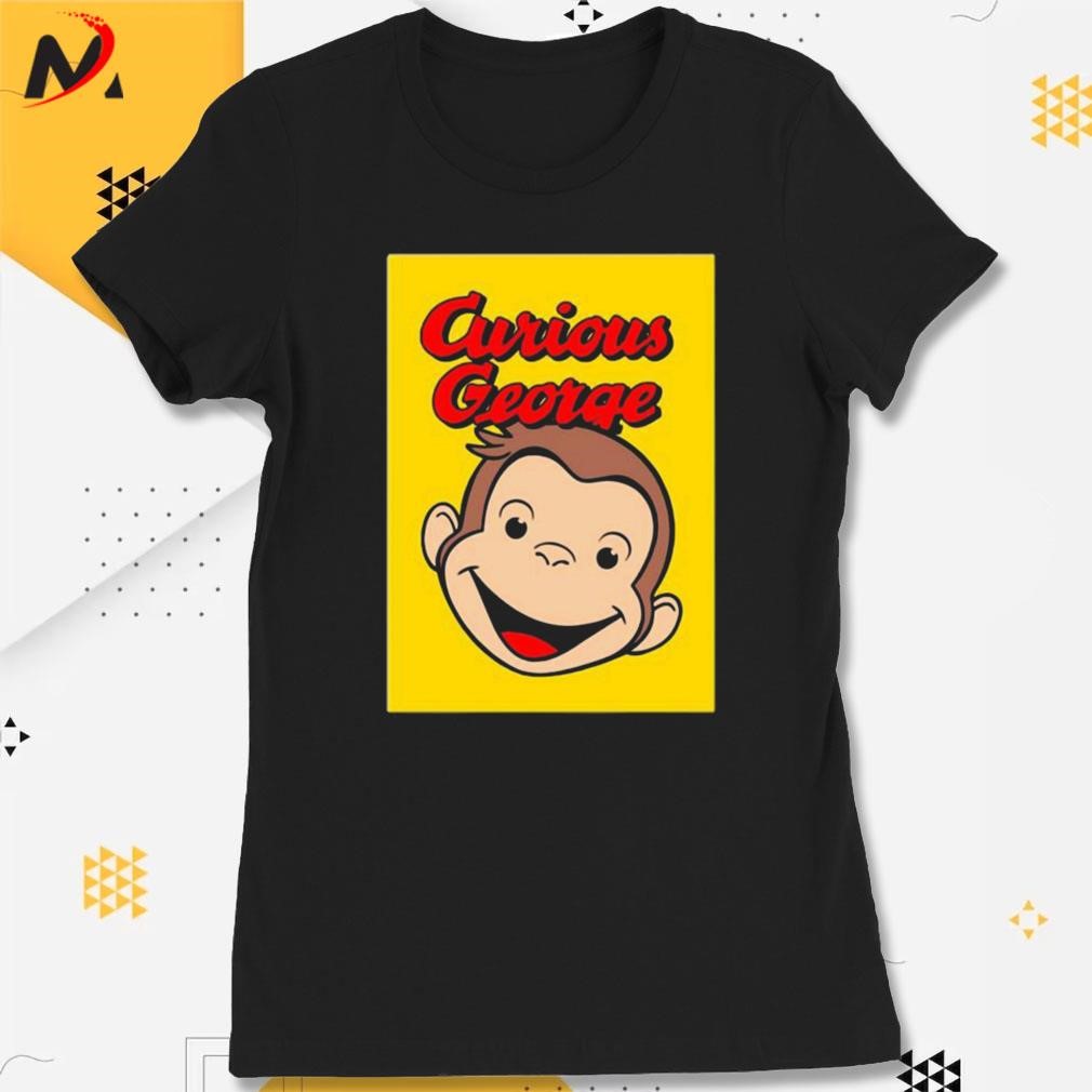 Awesome Yellow graphic curious george art design t shirt hoodie sweater long sleeve and tank top