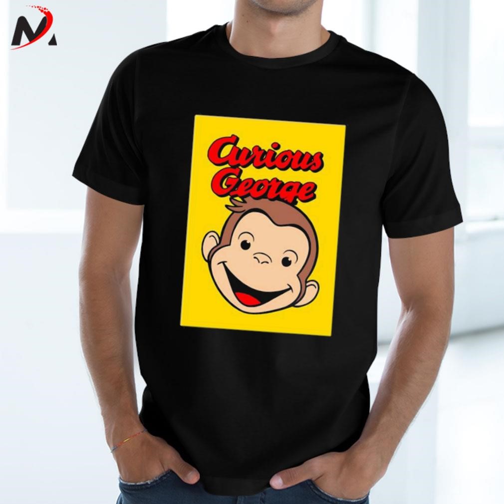 Awesome Yellow graphic curious george art design t shirt hoodie