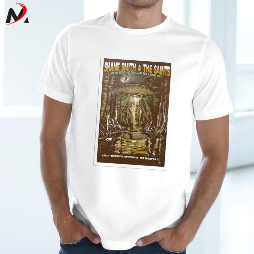 Awesome 2023 Shane Smith and the saints tour new braunfels TX art poster design t-shirt