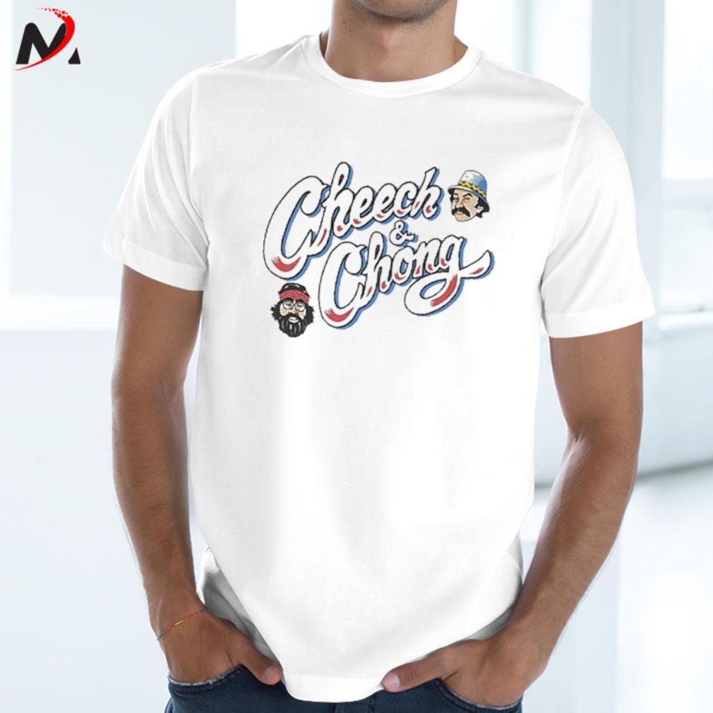 Awesome Cheech and Chong character art design t-shirt
