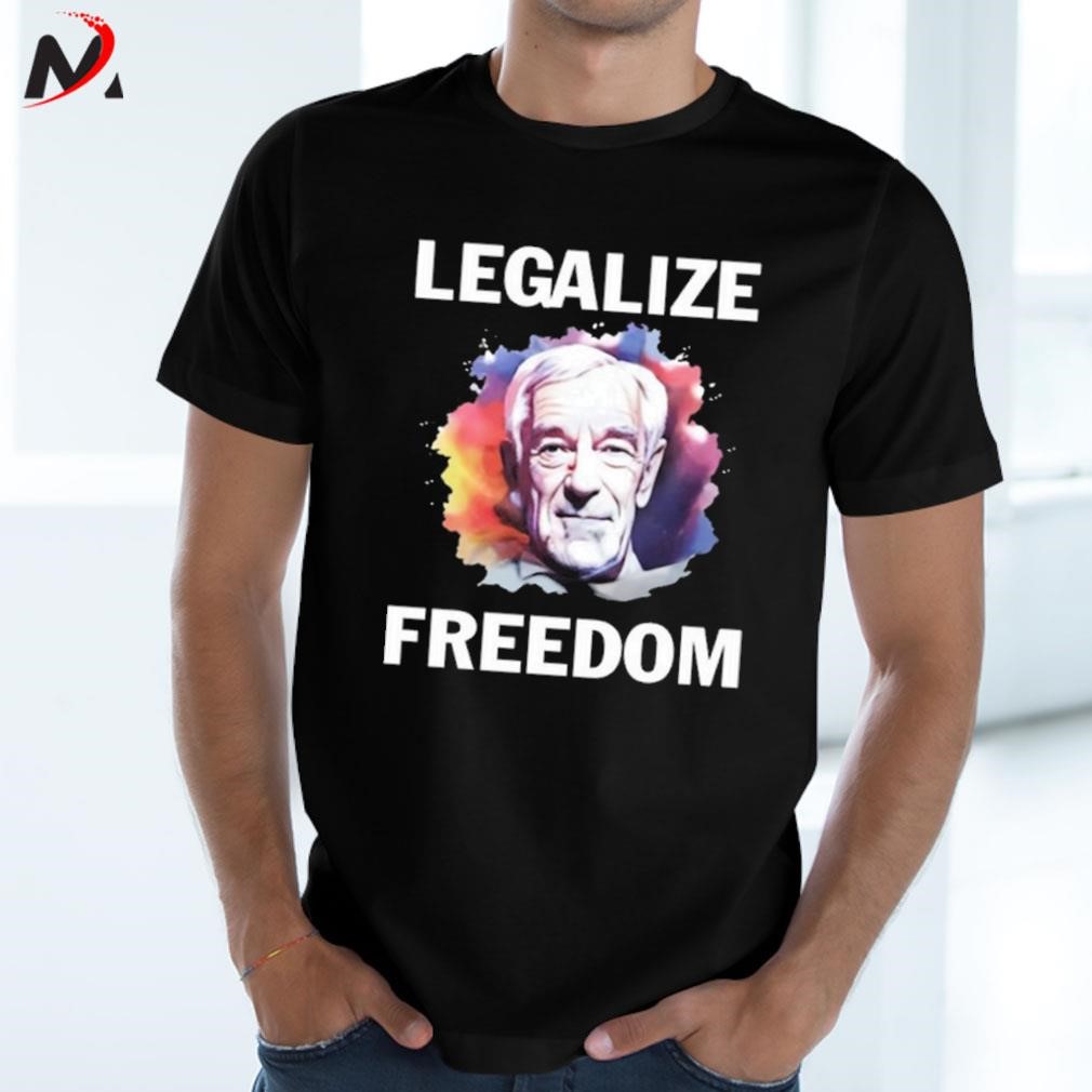 Awesome Creatrix legalize freedom Ron Paul photo design t-shirt