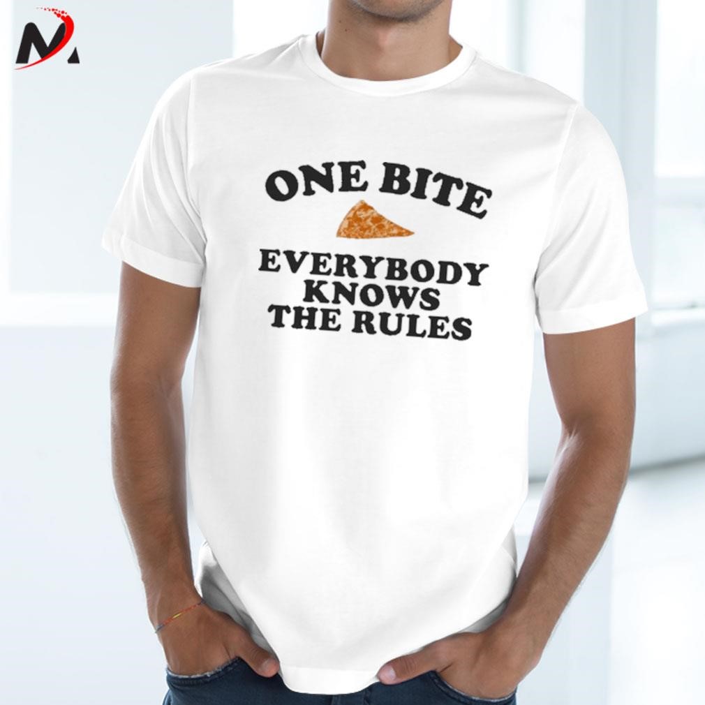 Awesome Dave portnoy one bite everyone knows the rules t-shirt