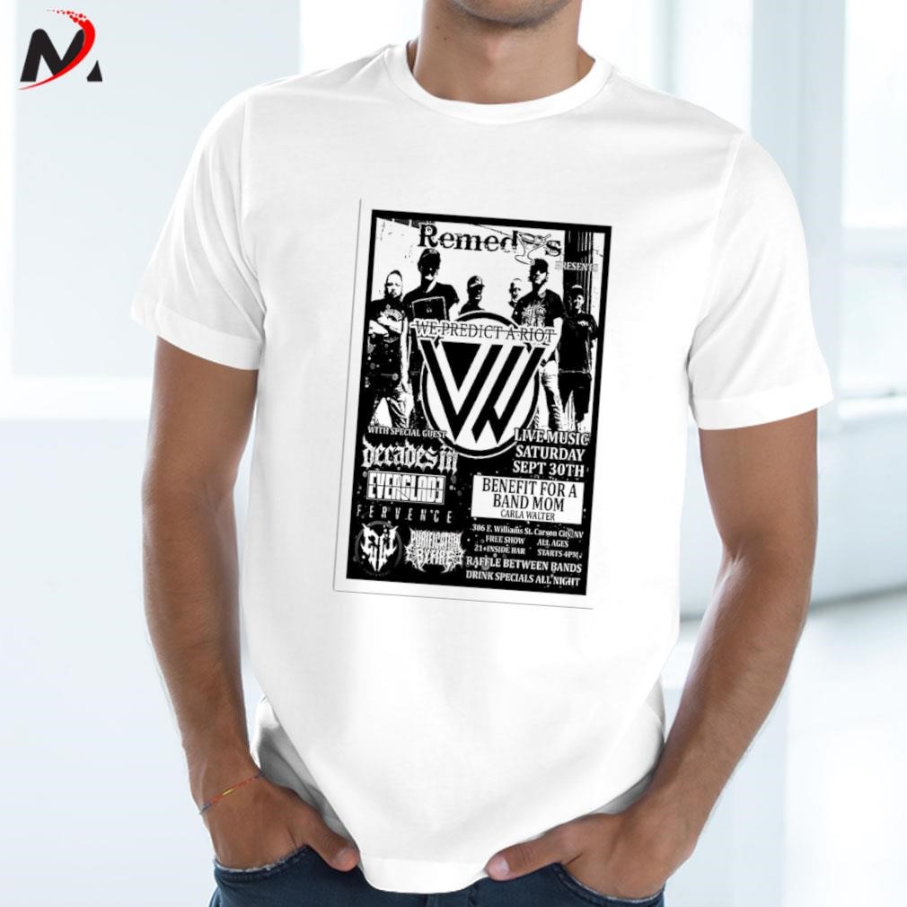Awesome Decades in concert Williams St. Carson city NV sept 30 2023 photo poster design t-shirt