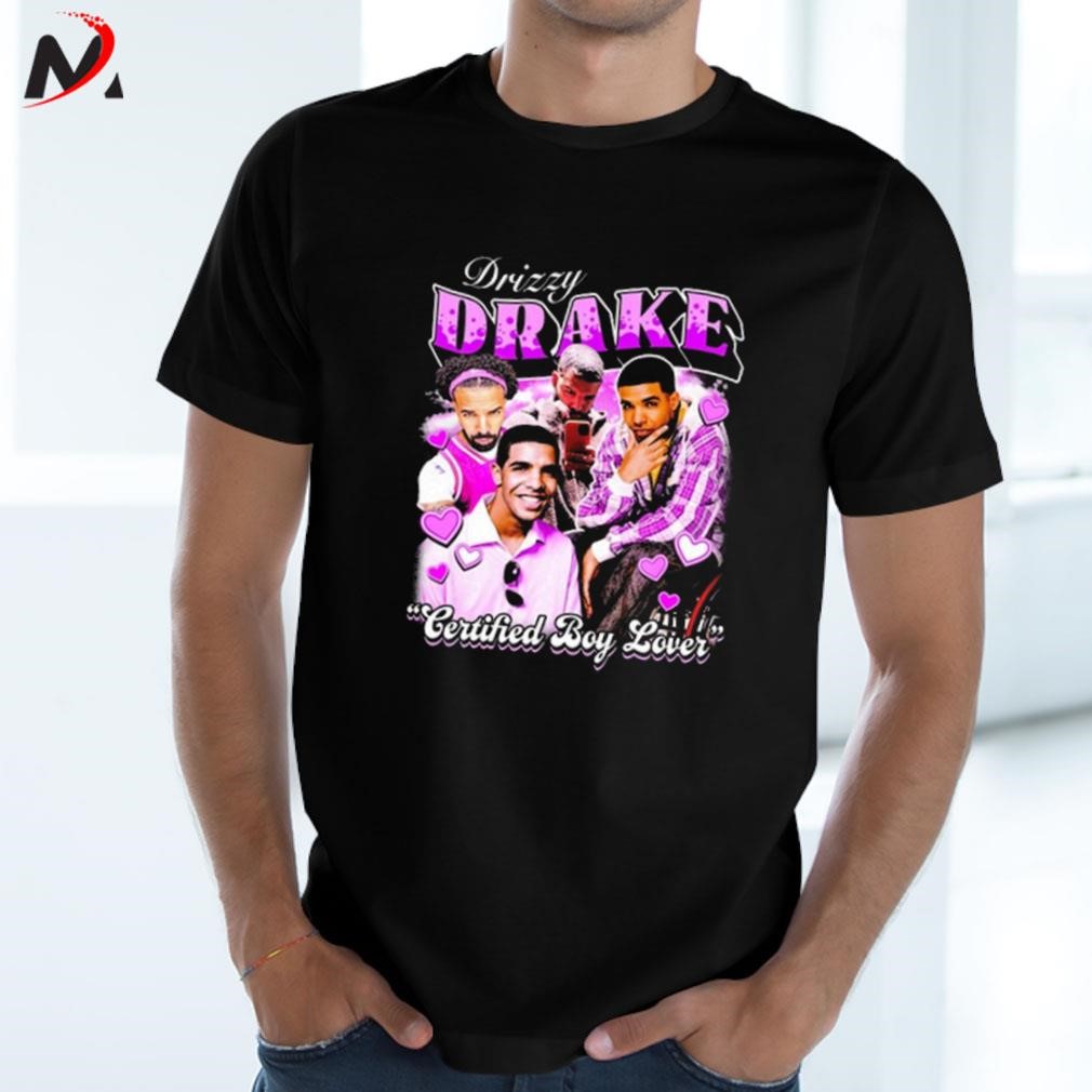Awesome Fortnite drizzy drake certified boy lover photo design t-shirt