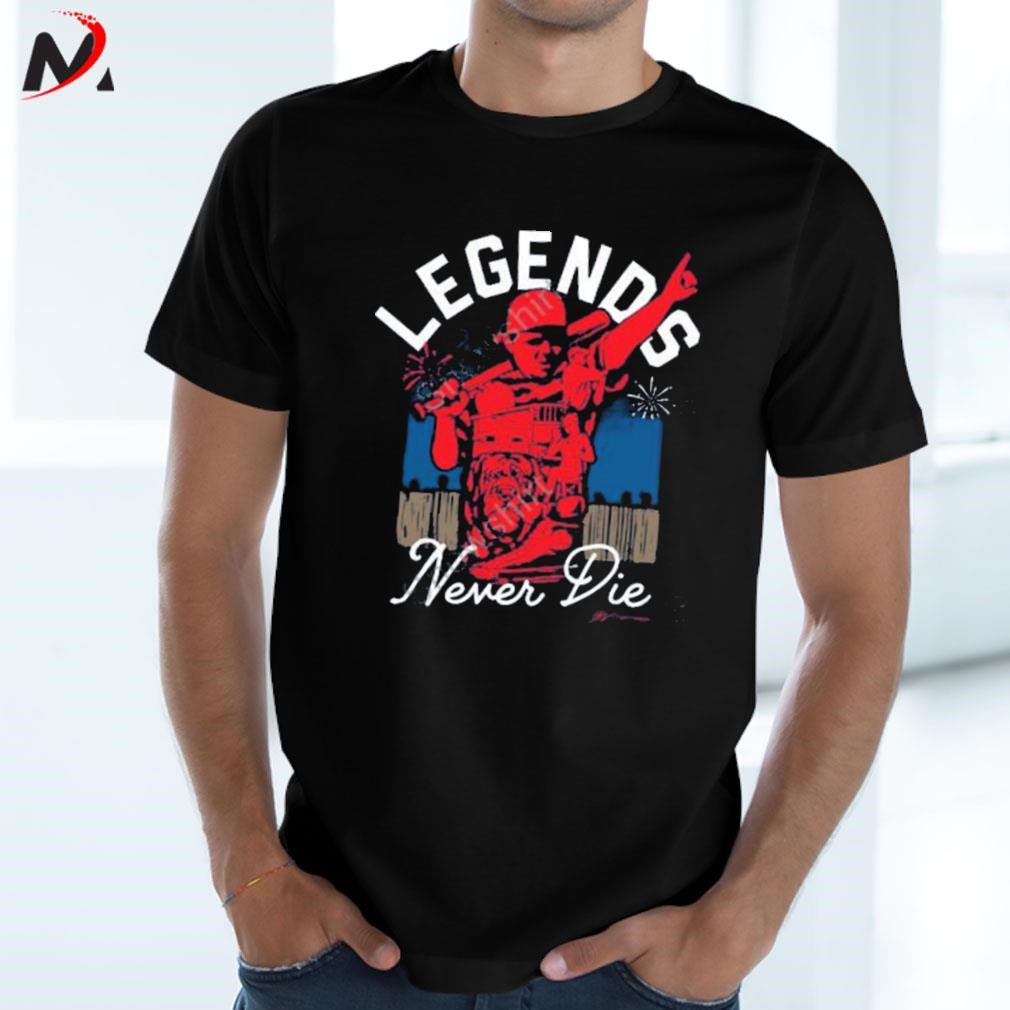 Awesome Gv art and design merch legends are forever t-shirt