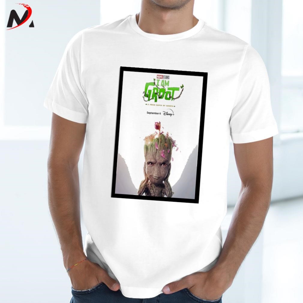 Awesome I am groot season 2 movie art poster design t-shirt