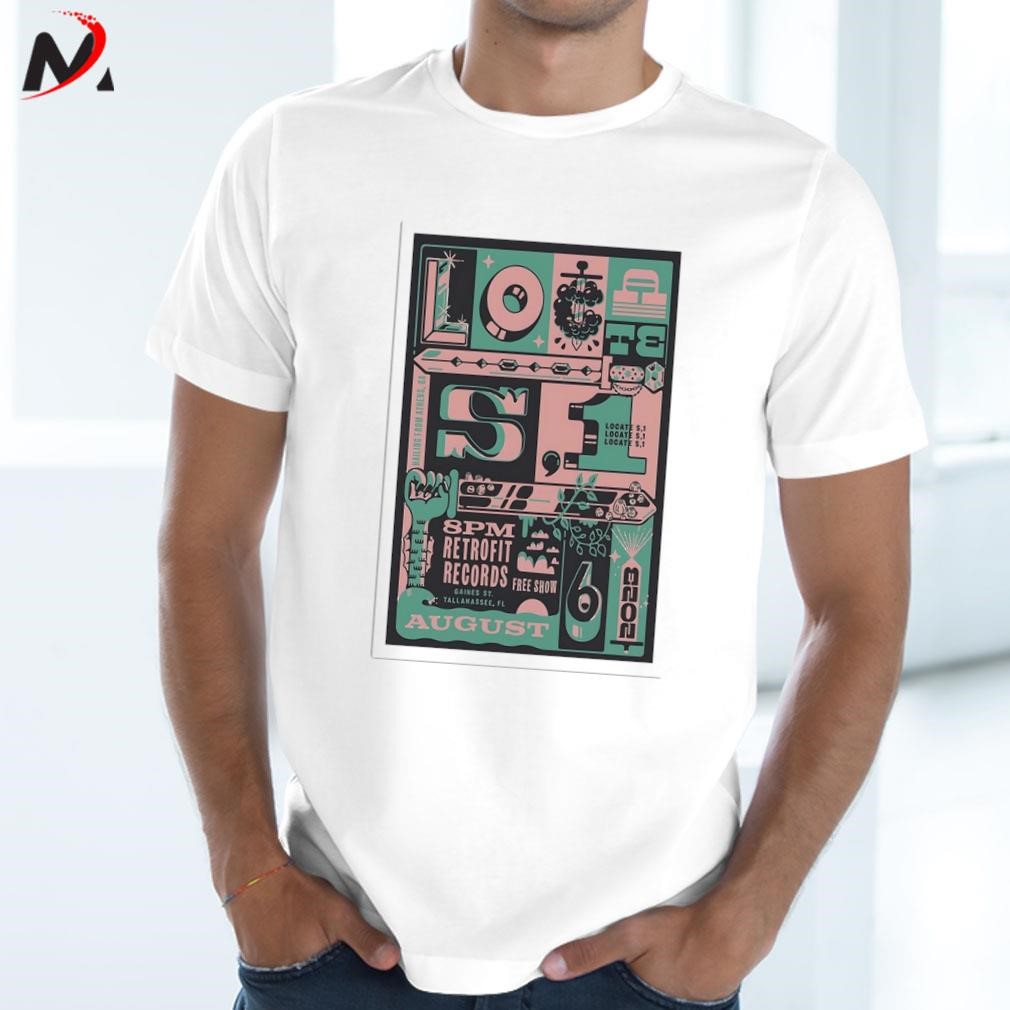Awesome Locate hailing from Athens GA aug 6 2023 art poster design t-shirt