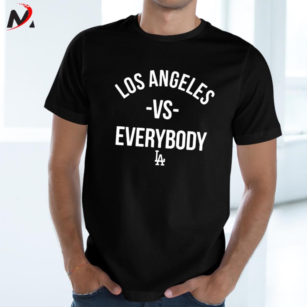 Awesome Los Angeles Vs Everybody logo design T-shirt