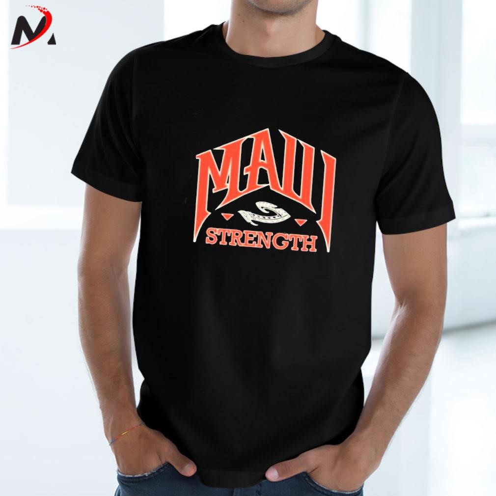 Awesome Miami Strength logo design T-shirt