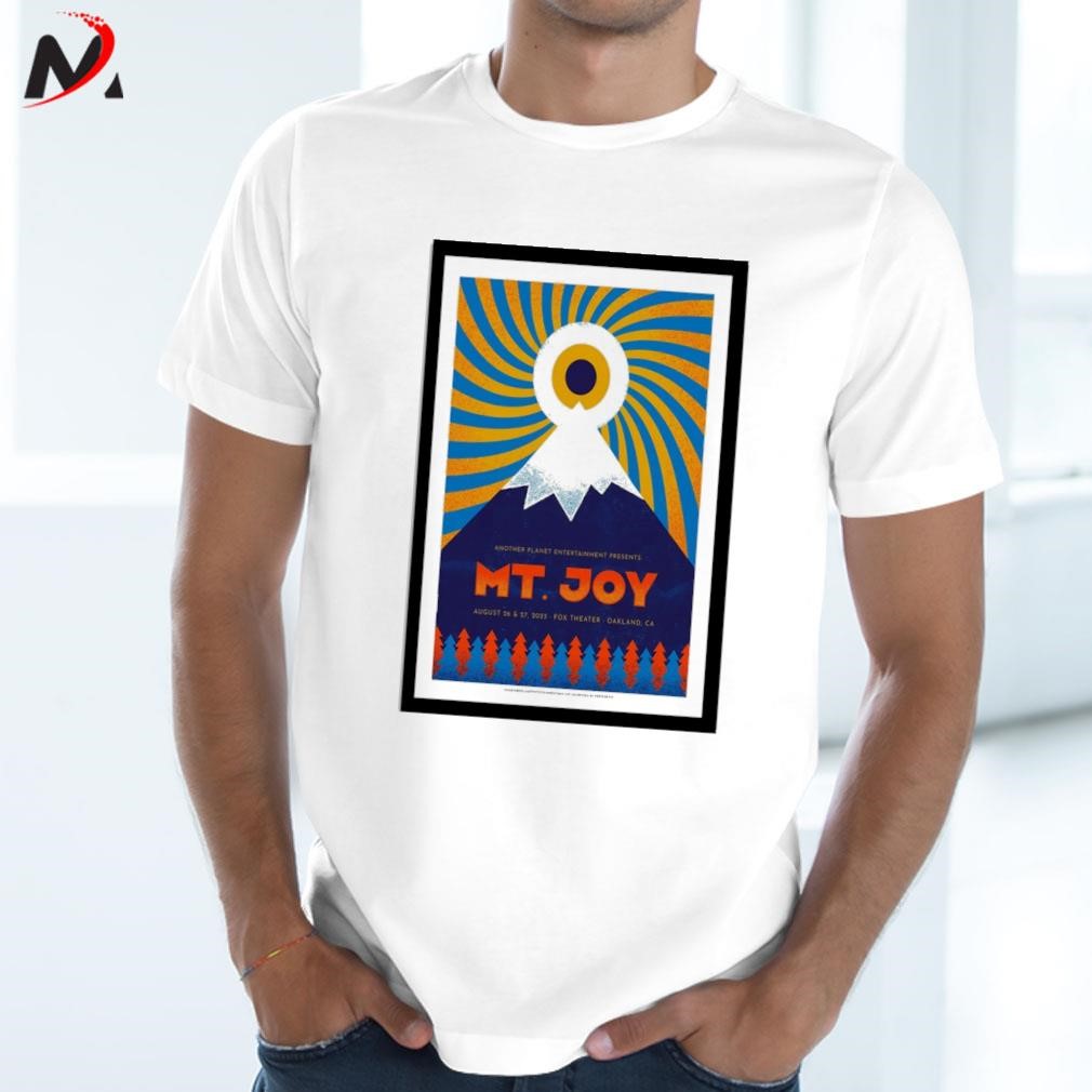 Awesome Mt. Joy tour Oakland CA 2023 art poster design t-shirt