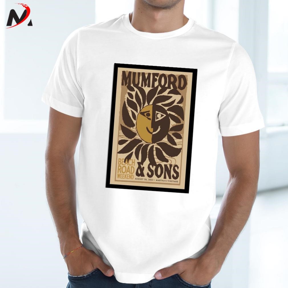 Awesome Mumford and sons at beach road weekend vineyard haven MA 2023 art poster design t-shirt