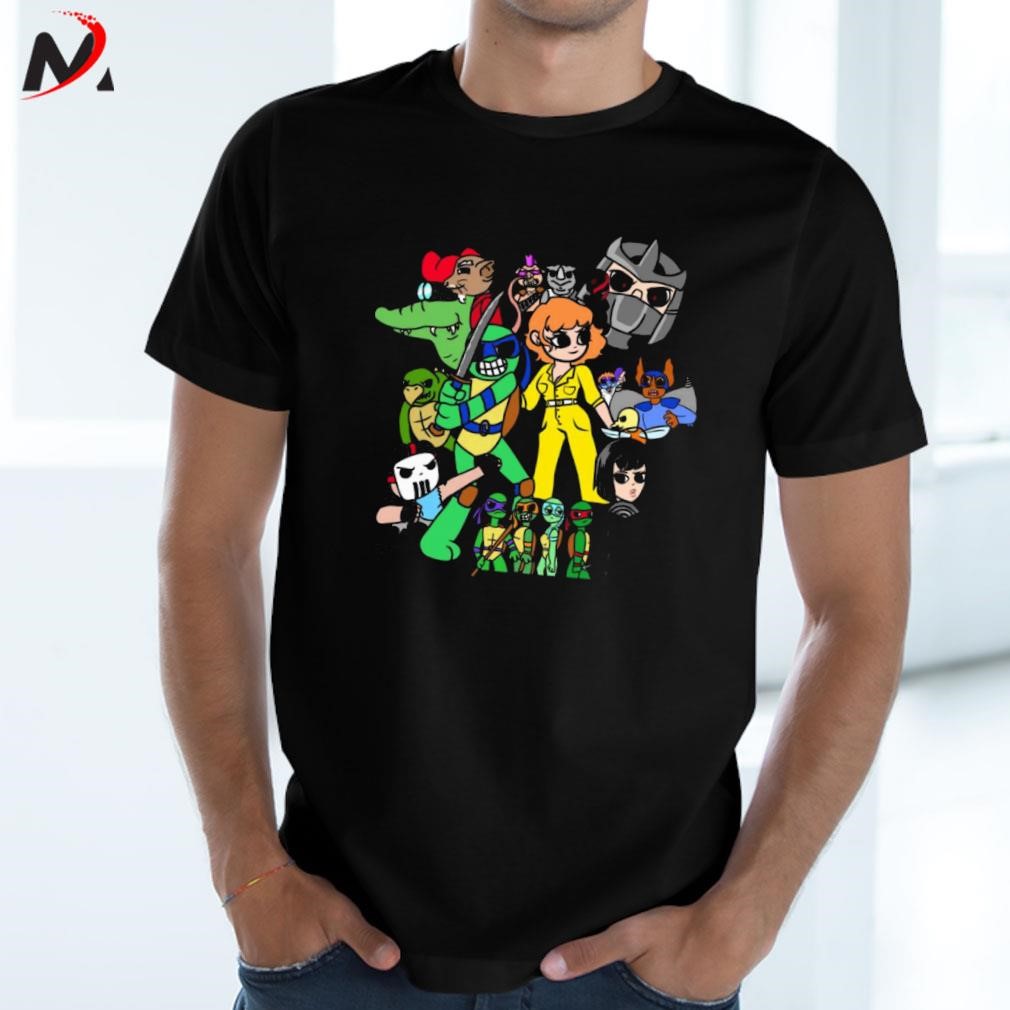 Mutant Turtles Vs The World Tmnt Art Design Shirt