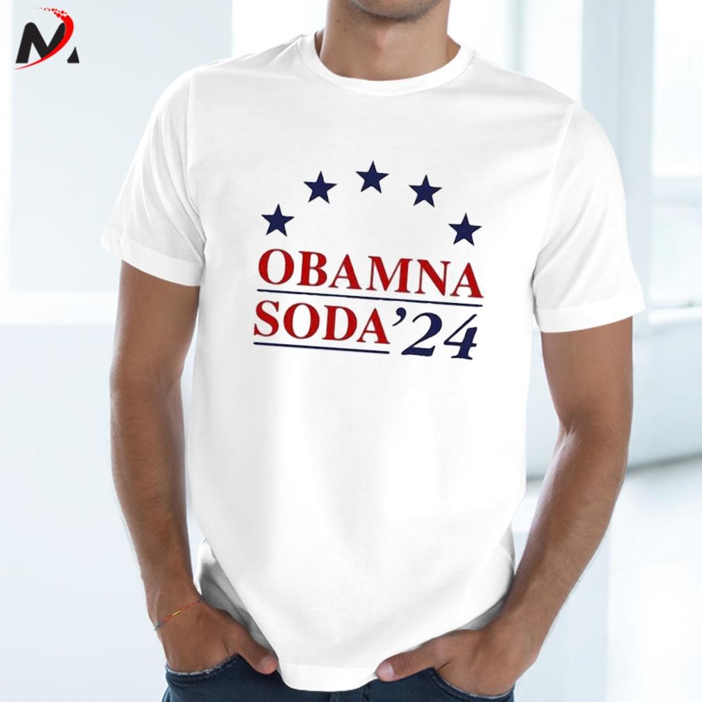 Awesome Obamna Soda 24 text design T-shirt