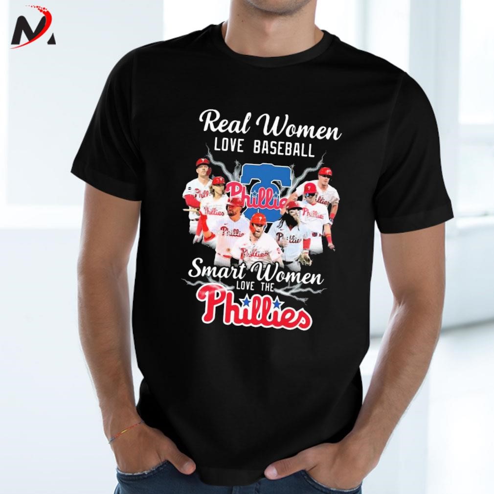 Philadelphia Phillies real Women love football smart Women love the Phillies  shirt, hoodie, sweater, long sleeve and tank top