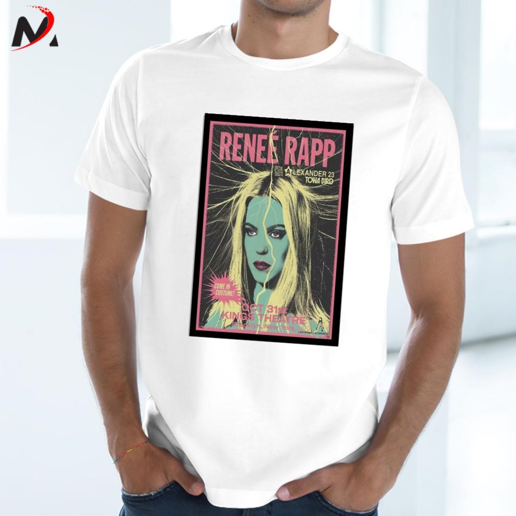 Awesome Renee Rapp Brooklyn poster kings theatre 31 oct 2023 photo poster design t-shirt