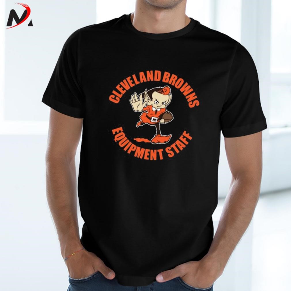 Awesome Cleveland browns equipment staff art design t-shirt