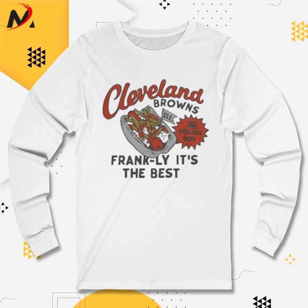 Cleveland browns homage gray NFL x guy fieri's flavortown frankly it's the  best art design t-shirt, hoodie, sweater, long sleeve and tank top